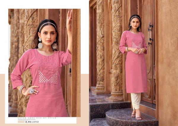 Kalaroop Vanessa Designer Long Kurti With Bottom Collection